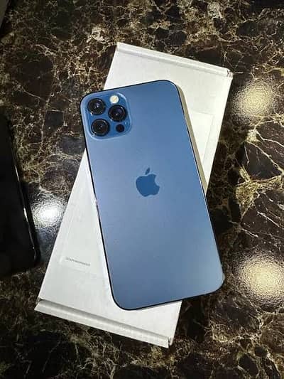 Iphone 12 promax 128gb blue pta approved 79 health