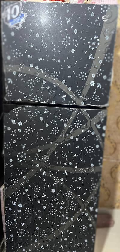 PEL Fridge 06450 Abstract black, Glass Doors
