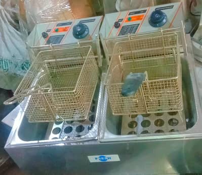 Panini Grill Electric fryer and Electric hot plate