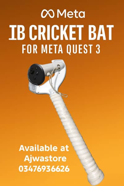 Ib Cricket Bat For OCULUS Quest 2 and Oculus quest 3