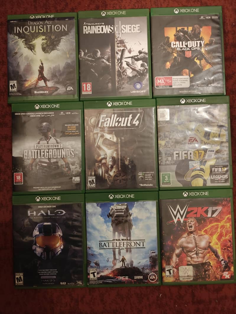 xbox one Games CDs 0