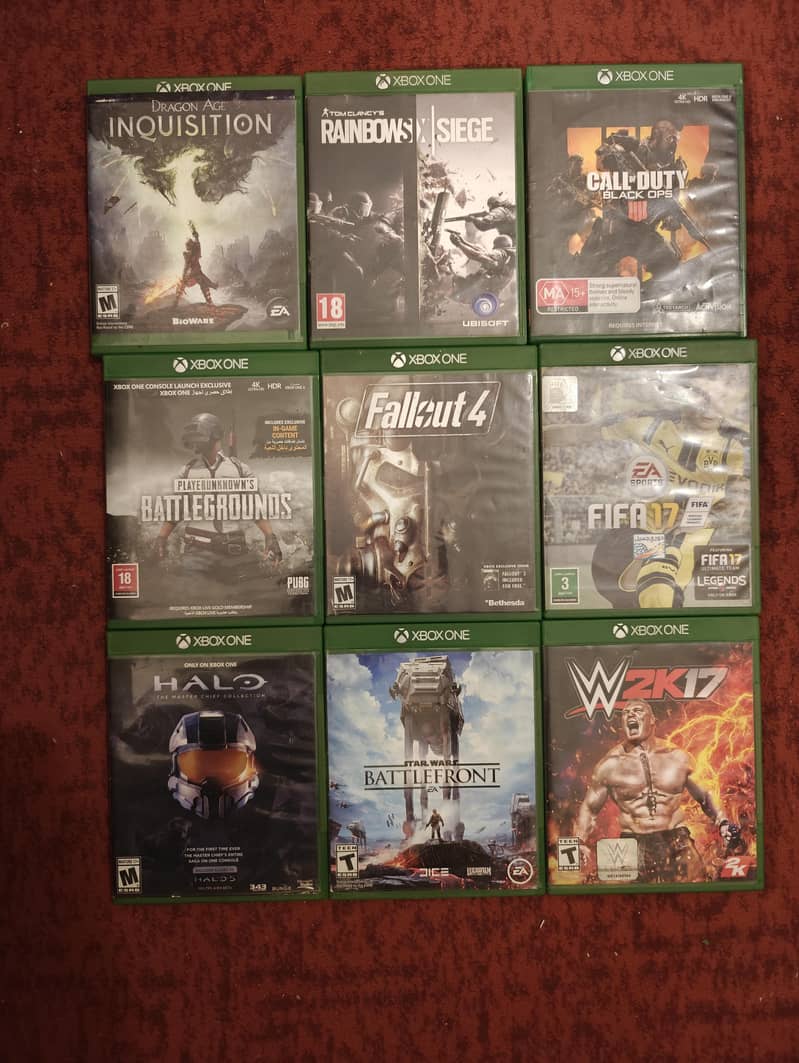 xbox one Games CDs 1