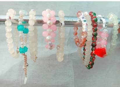 breslet making from cristel and other types of beats