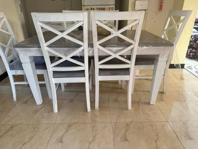 Dining Table with 6 chairs for sale