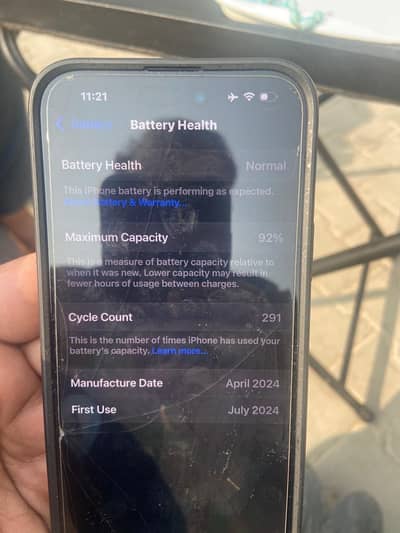 iPhone 15 plus black 128 gb non PTA with box