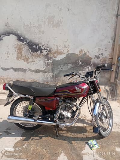 Honda CG 125 2017 model  Red color