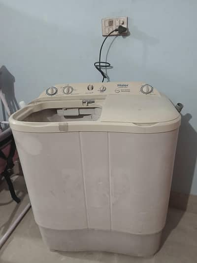 haier twin tub double washing machine with dryer