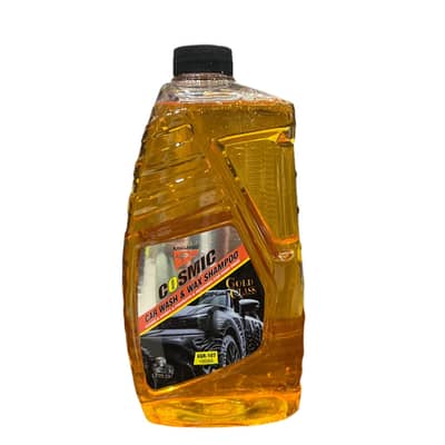 Car shampoo and Body wax