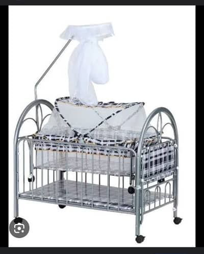 Bambino Baby Full Metal Cot & Baby Cradle