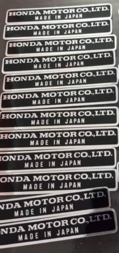 Honda Made in Japan Sticker Original Hai One Piece