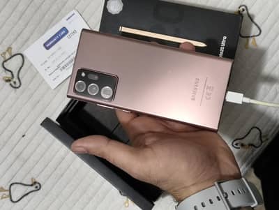 Samsung note 20 ultra Official PTA Approved With Box