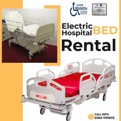 patient bed on Rent Hospital Bed Electric Bed Motorized Bed For Rent