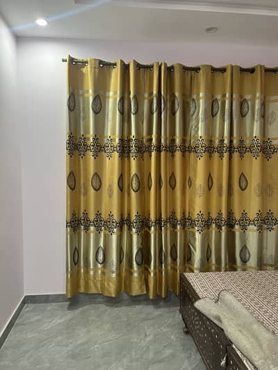 4 Silk Curtains with Full length and width