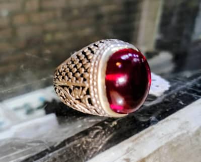 Real Anari Yaqoot Ring   03425373060