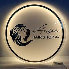 Panaflex Signboard Neon light/ 3D Logo|3D signage|Neon sign