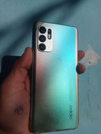 Reno 6 8+/128 All Ok Set . . Minor Screen Crack((Exchange with Iphon))