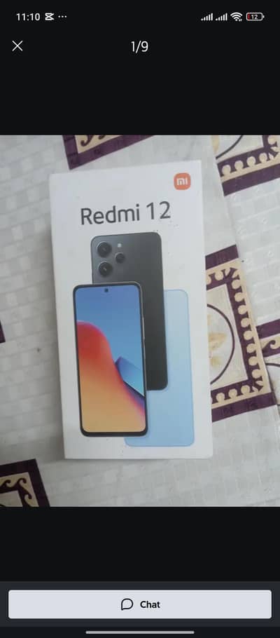 redmi 12 8/128 with box charger