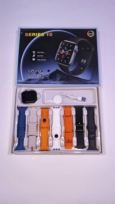 Brandend Smartwatch series 10 | Box Pack | Multiple Straps | Sensor