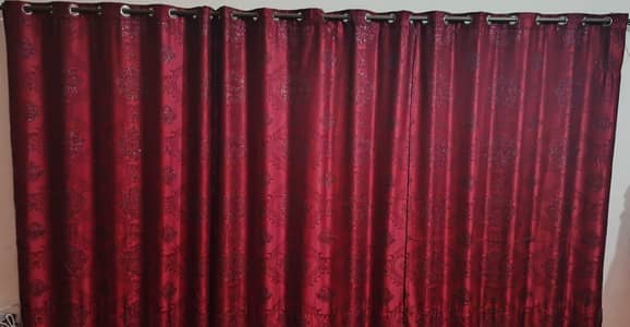 Elegant Maroon Eyelet Curtains - Premium Quality,