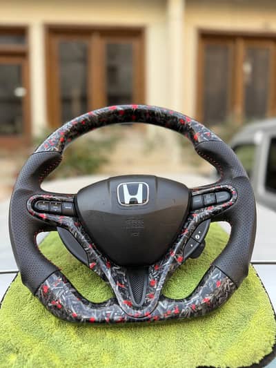 Honda Civic Honda Reborn Honda CiYT  Steering wheel