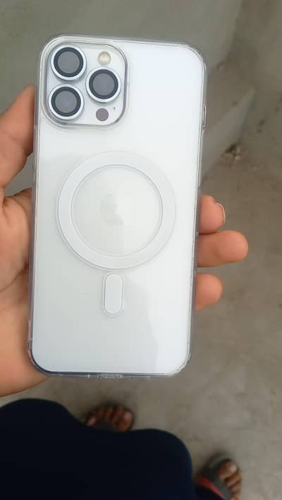 i phone 13 pro max battery health 92 white color 256 non pta 10/10