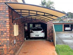 Tensile Car Parking Sheds / Wall Mounted Shades / PVC Fabric Tensile