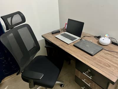 Brand New Home/Office Table + Brand New Multifunctional Chair