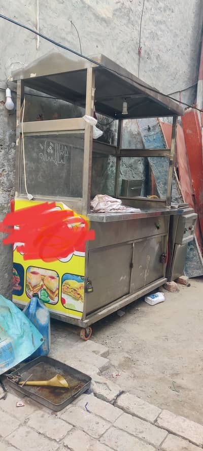 new steel burger shwrma counter  for sale