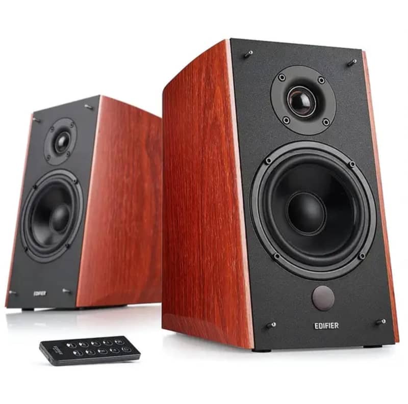 Edifier R2000DB Powered Bluetooth Bookshelf Speakers - Wooden 0