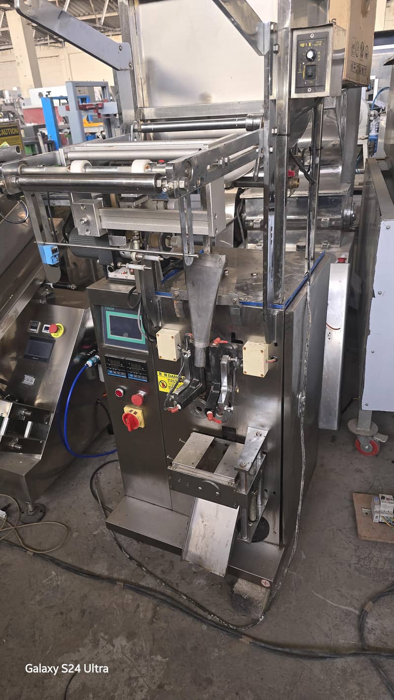 packing machine available running 4