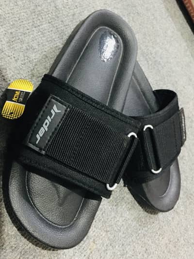 black *FlipFlop* sandal with a fabric strap