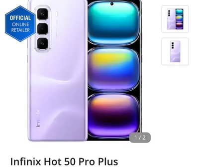 Infinix hot 50 pro plus edge screen super amulated display