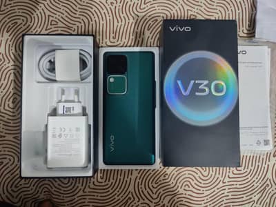 Vivo V30 12/256 Official PTA approved with packed accesssories.