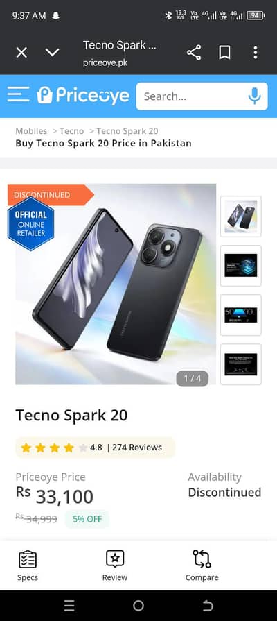 Tecno spark 20 8+8ram 256gb rom all ok