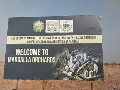 Margalla Orchard 10 Marla Block E Park Face Plot Available For Sale