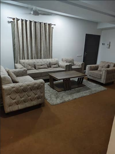 3 Bed Sam View Fully Furnished Luxury Apartment Available For Rent In Pine Heights D-17 Islamabad.