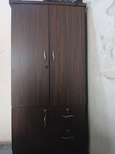 used cupboard in very good condition  colour is chocolate brown