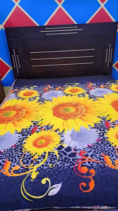 Local Wooden bed with master moltyfoam mattress