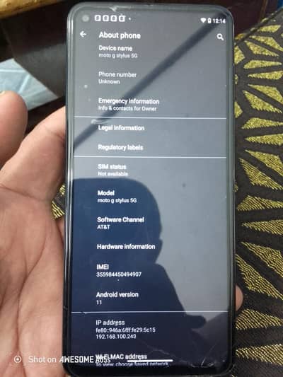 fresh Condition with pen Motorola phone