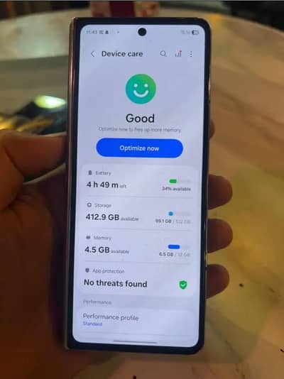 Samsung z fold 4 8k video recording 12 512