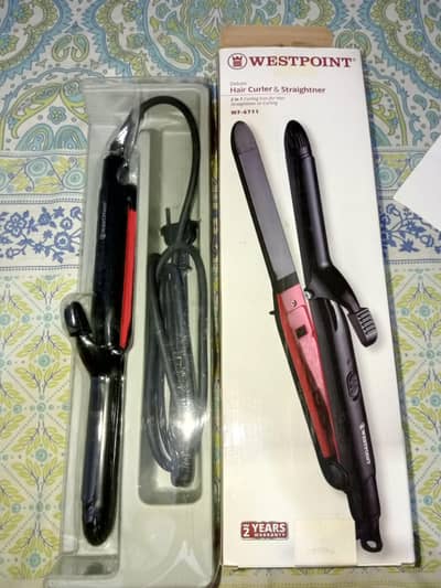 Hair straightener plus curler