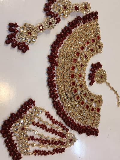 bridal kundan jewelry set