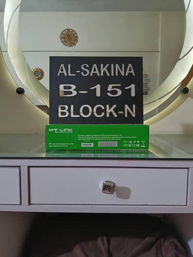 House Office Name Plate / Eidi ayclric envelope Eid Mubarak envelope