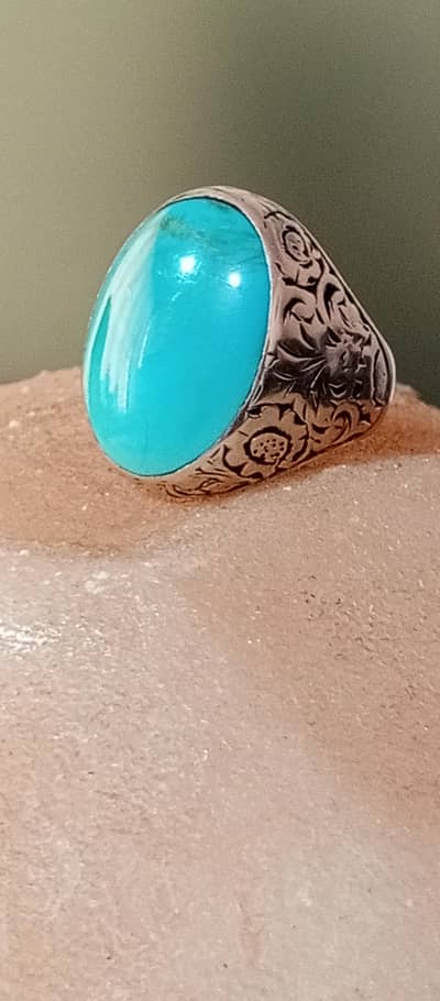 stone ring feroza Neelam MARJAN