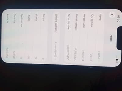 iphone 13 javi 10by 10 condition official 9 month apple warranty