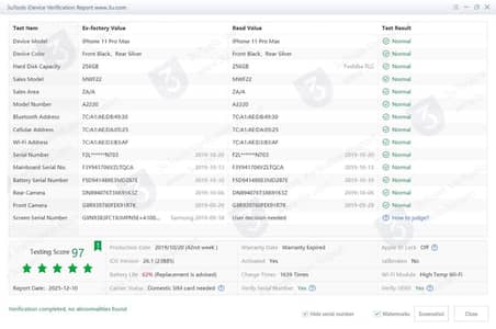 iPhone 11 Pro Max 256 Gb pta Approved