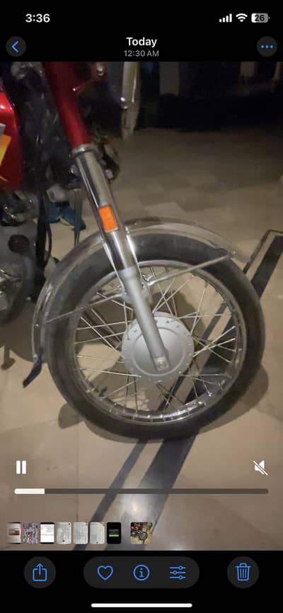 Honda CG 125 2025 Red (Serious Buyer Only)(1600 KMS)