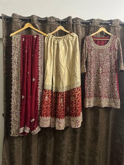 Bridal Farshi Sharara 10/10 Condition