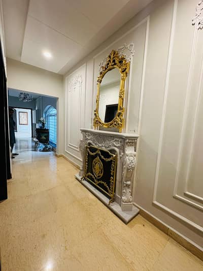 Custom Steel Brass Fireplace | Heavy Quality Design