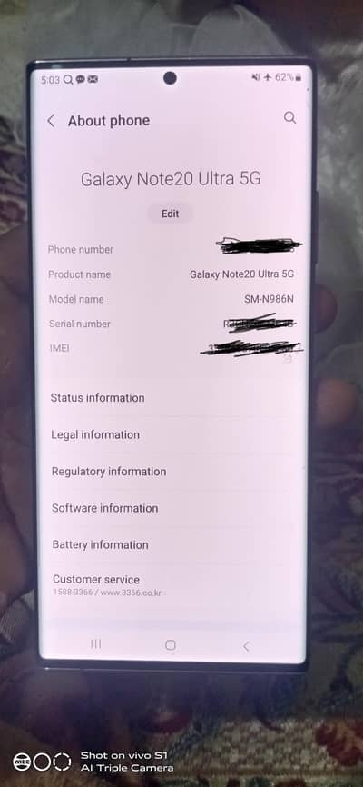 Galaxy Note 20 ultra samsung 5G